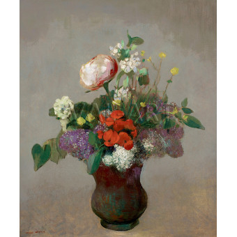 РЕПРОДУКЦИИ НА КАРТИНИ Божур, здравец и люляк (1909)